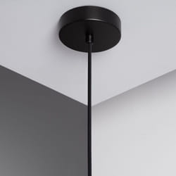 Support à Douille pour Suspension Extérieure avec Câble pvc Blanc