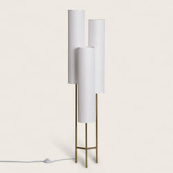 Lampadaire Métal Senza Blanc