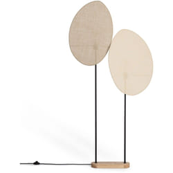 Efectoled - Lampadaire Métal et Textile Elliptica Noir