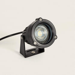 Spot Extérieur GU10 Aluminium avec Piquet Simba Noir