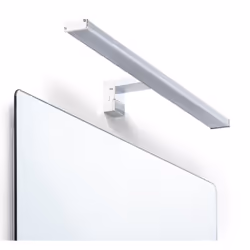 L' Applique Miroir Salle de Bain 12W Argent Big Kendari est spécialement conçue pour les salles de bains et les toilettes . E ...