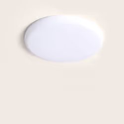 Le Dalle LED Ronde 18W en Saillie Coupe Ajustable Ø50-190 mm avec Boîtier de Connexions est un dispositif d'éclairage moderne ...