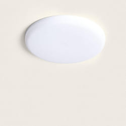 Efectoled - Dalle led Ronde 18W en Saillie Coupe Ajustable Ø50-190 mm avec Boîtier de Connexions 4000K Blanc neutre
