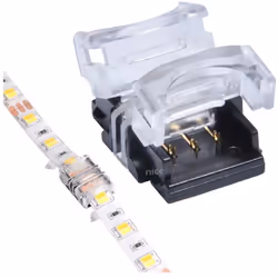 Avec le Connecteur Hippo pour Ruban LED Largeur 10mm IP65 vous pouvez connecter plusieurs rubans LED rapidement et facilement ...
