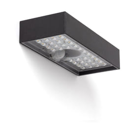 Efectoled - Applique Murale led Extérieure 6W Karl Solaire Noir 3000K Blanc chaud