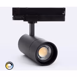 Le Spot LED Wild 20W CCT pour Rail Triphasé de 20 W est parfait comme lumière d'accentuation dans tout système d'éclairage su ...