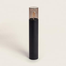 Ledkia - Balise Extérieure en Saillie sur Pied 50 cm Aluminium Solok Noir mat