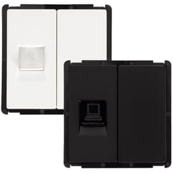 Prise Internet RJ45 cat 6 + Capot Fermé Modern Blanc