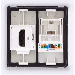 Une prise murale encastrée à double connexion est une solution pratique et esthétique pour la connectivité à la maison ou au  ...