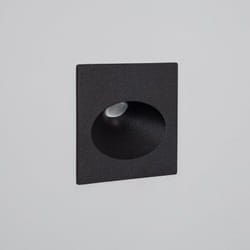 Balise Extérieure Murale led Encastrable 3W Coney Noire 4000K Blanc neutre