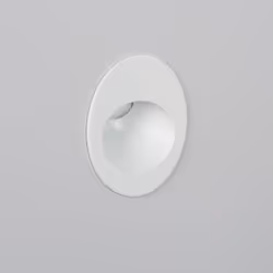 La Balise Extérieure Murale LED Encastrable 3W Ronde Coney Blanche la solution parfaite pour le balisage de couloirs et d'esc ...