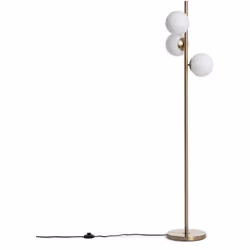 Description générale Le Lampadaire Métal et Verre Moonlight Brass Round 3 Spots combine un design unique et élégant avec des  ...