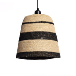 Efectoled - Suspension Fibres Naturelles Kavya Noir