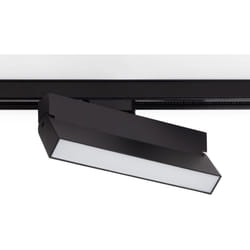 Spot Linéaire LED sur Rail Monophasé 24W CCT Dimmable Elegant Noir (3000K - 4000K - 5000K) Sélectionnable