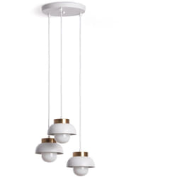 Efectoled - Suspension Métal Tri Geri Blanc