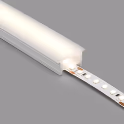 Le Tube Silicone LED Flex Encastré Pour Ruban LED jusqu'à 15 mm peut accueillir des rubans LED jusqu'à 15 mm de large , ce tu ...