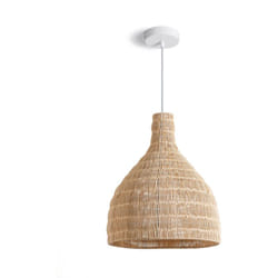 Efectoled - Suspension Rotin Kegle Naturel