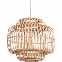 La Suspension Bambou Moruya est une pièce fabriquée à la main avec du bambou. Parfait pour donner une touche chaleureuse et n ...