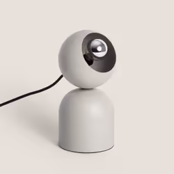 La Lampe à Poser Métal Gris Pierre Lippi allie un style rétro-industriel à une finition mate. Les matériaux utilisés pour sa  ...