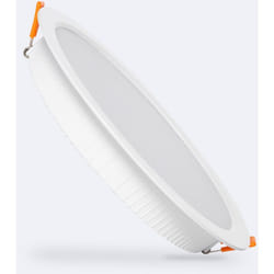 Efectoled - Downlight led 18W Rond osram Aero 110 lm/W lifud Coupe ø 200 mm 2700K Blanc chaud