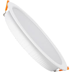 Downlight led 24W Rond osram Aero 110 lm/W lifud Coupe ø 200 mm 2700K Blanc chaud