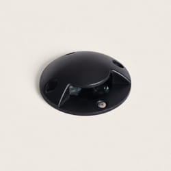 Balise Extérieure led 3W Encastrable au Sol Gimsha 1L Noire 2700K Blanc chaud