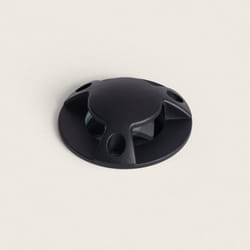 Efectoled - Balise Extérieure led 3W Encastrable au Sol Gimsha 3L Noire 3000K Blanc chaud