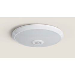 Efectoled - Plafonnier led 20W avec Détecteur de Mouvement pir et Crépusculaire Design Ø295 mm 4000K Blanc neutre