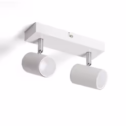 Le Plafonnier Orientable Métal 2 Spots Wuedy est un éclairage qui se distingue par sa combinaison remarquable de style et de  ...