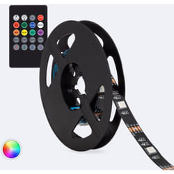 Efectoled - Ruban led 5V rgb 24 LED/m 2m IP20 Kit avec usb pour Télévision rgb