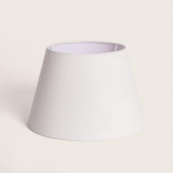 Efectoled - Abat-jour de Lampe Tissu Azami Blanc