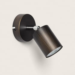 Plafonnier Rond Orientable Métal 1 Spot Whitstable Bronze
