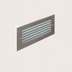 Balise led Extérieure 9W Encastrable au Mur Noire Drive 3000K Blanc chaud
