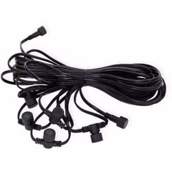 Le Câble d'Éxtension EasyFit 12V 15 m avec 6 connecteurs est idéal pour connecter les systèmes d'éclairage extérieur Easyfit ...