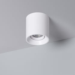 Efectoled - Plafonnier Space Blanc avec Ampoule GU10 2700K Blanc chaud