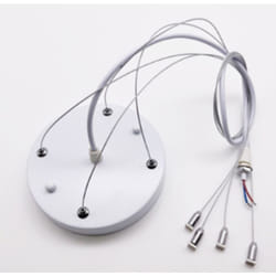 Kit de Suspension Plafonnier LED Rectangulaire 24W 580x200 mm Double Face SwitchDimm 1 m
