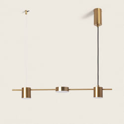 Efectoled - Suspension Métal Auzoa Doré