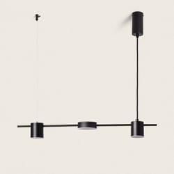 Suspension Métal Auzoa Noir mat