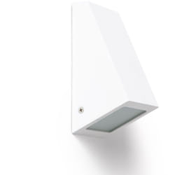 Applique Extérieur Métal et Verre Ruzafa Blanc