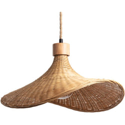 Efectoled - Suspension Bambou Kathu Sienet Naturel
