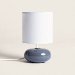Efectoled - Lampe à Poser Céramique Ava Bleu marine