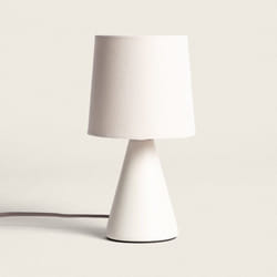 Efectoled - Lampe à Poser Céramique Artzai Blanc cassé