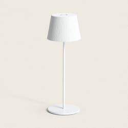 Efectoled - Lampe à Poser led Extérieure Portative Aluminium 1,2 w avec Batterie Rechargeable Willox Blanc