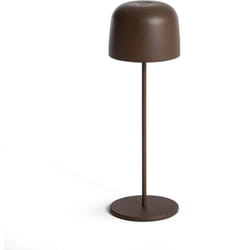 Lampe à Poser led 1,2 w Extérieure Portative Aluminium avec Batterie Rechargeable Wink Rouille