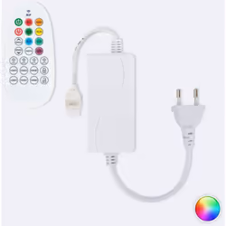 Contrôleur conçu pour Ruban LED RGB 220V AC SMD Silicone FLEX avec télécommande RF (Radio Fréquence) et 8 mètres de portée, a ...
