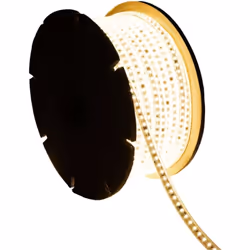 La Bobine de Ruban LED Dimmable Auto-redressement 220V SMD2835 Silicone FLEX 120 LED/m High Lumen Largeur 12mm 50metres IP67  ...