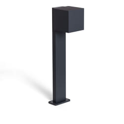Efectoled - Balise Extérieure Solaire led en Saillie sur Pied 80 cm Aluminium Denny Anthracite
