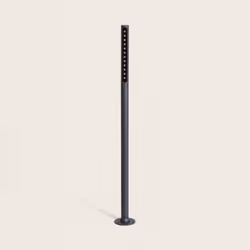 La Balise Extérieure LED 9W sur Pied 80cm en Saillie Aidan illumine vos espaces extérieurs avec élégance et fonctionnalité, a ...