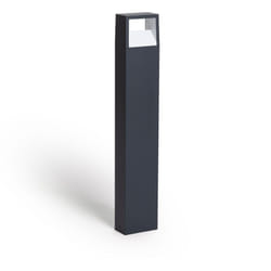 Efectoled - Balise led 9W Extérieure Aluminium en Saillie sur Pied 80cm Sheffield Anthracite