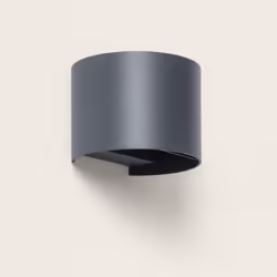 L' Applique Murale LED 10 W Extérieure A luminium CCT Sélectionnable Éclairage Double Face en Iridix Round est une excellente ...